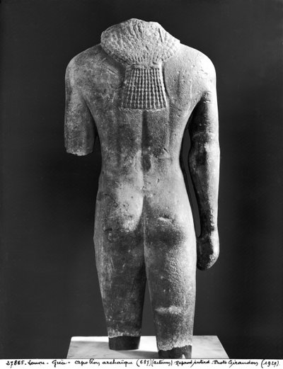 Torso eines Kouros, aus Actium, ca. 550 v. Chr. von Greek